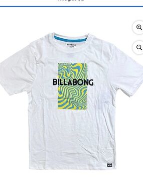 Billabong Men's T-Shirt Spiral Logo Super Soft Stretchy Loungewear Tee Large NWT